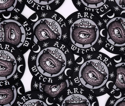 Art Witch Embroidered Patch