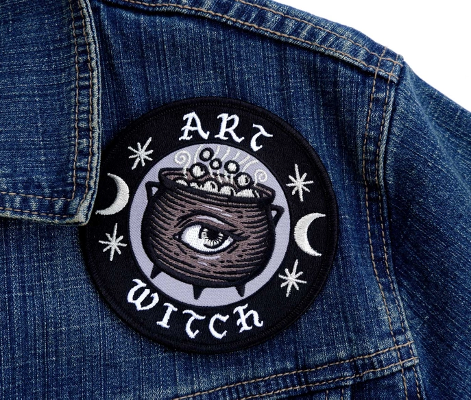 Art Witch Embroidered Patch