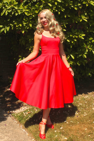 Peggy Retro-Inspired Full Circle Dress (10 Colorways)