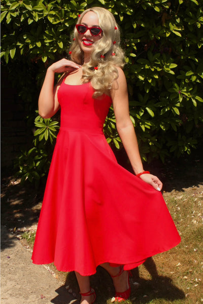 Peggy Retro-Inspired Full Circle Dress (10 Colorways)