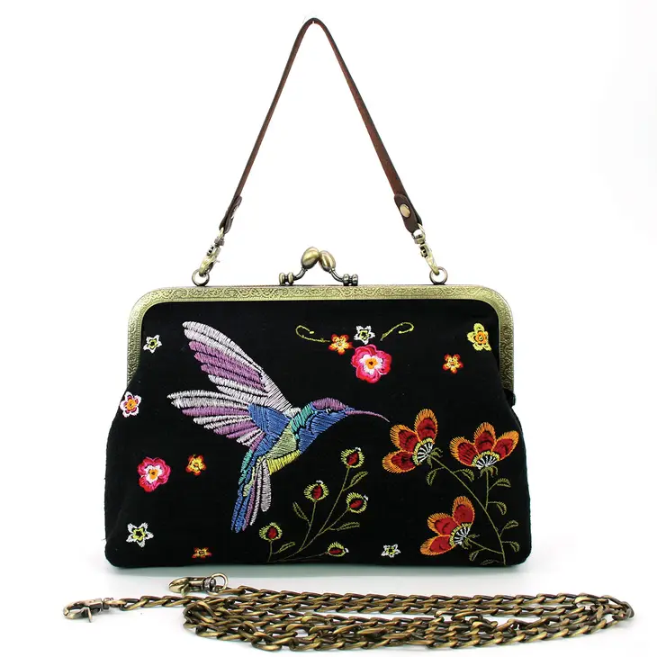 Humming Bird Kisslock Purse