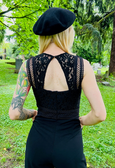 Branwen Romantic Corporate Goth Jumpsuit