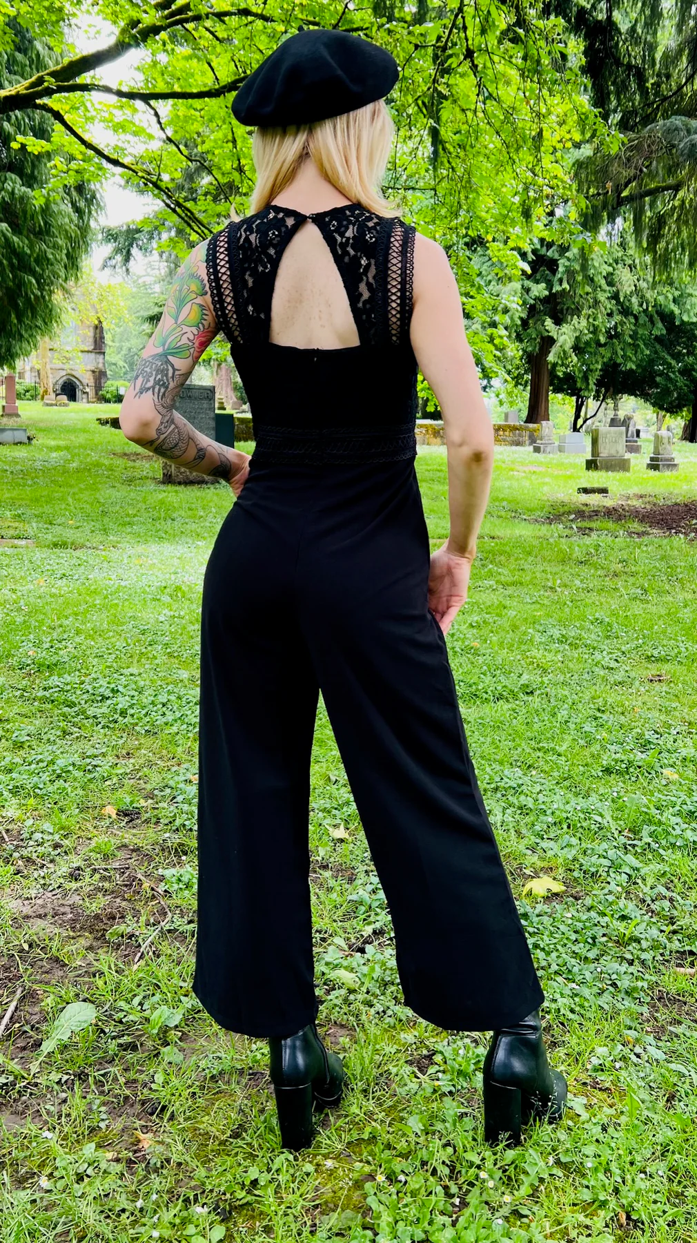 Branwen Romantic Corporate Goth Jumpsuit