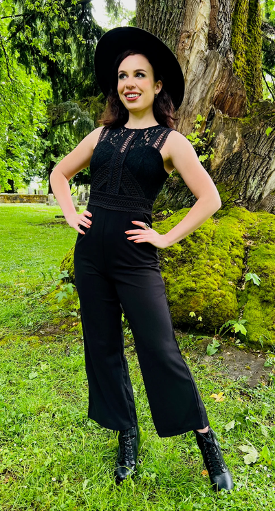 Branwen Romantic Corporate Goth Jumpsuit