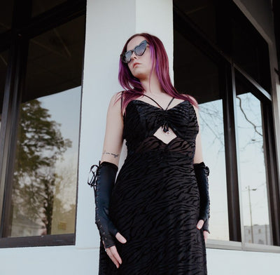 Carol Simone Ruffle Maxi Dress
