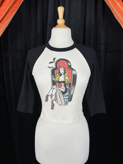 Coffin Beauty Raglan Baby Tee