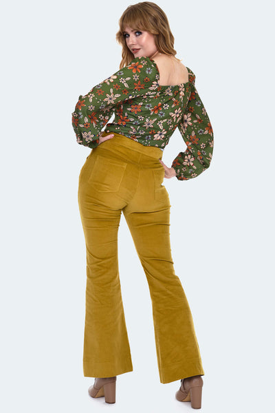 Corduroy Flare Trousers