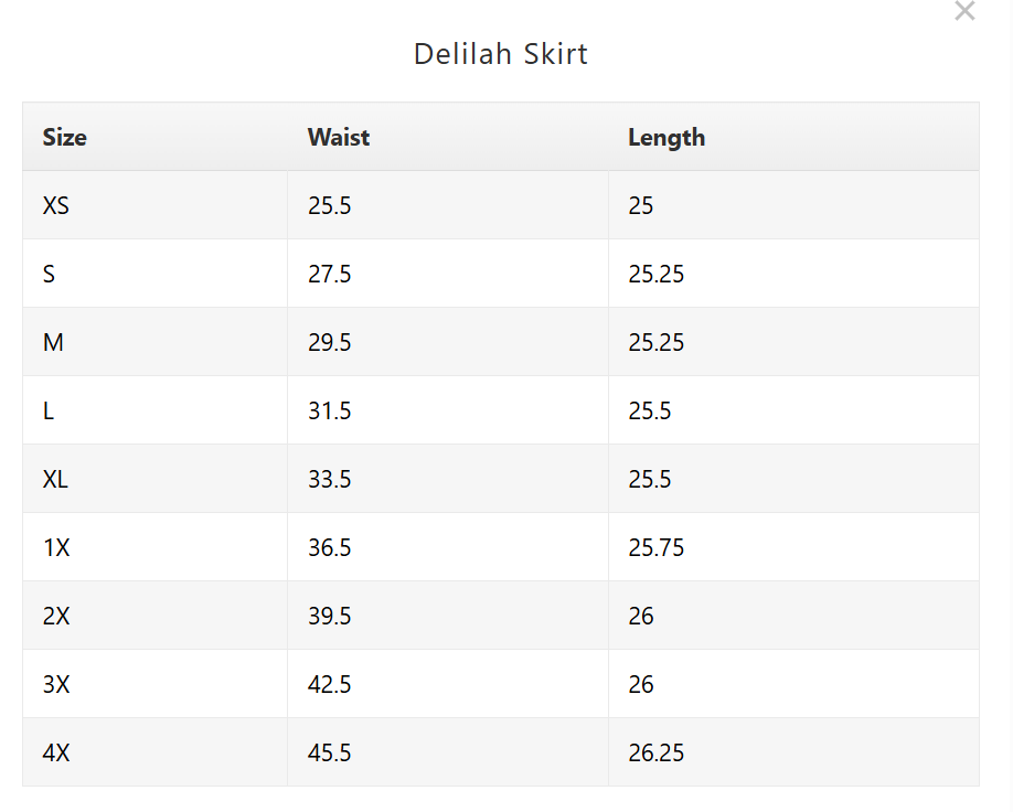 Delilah Circle Skirt (2 Colorways)