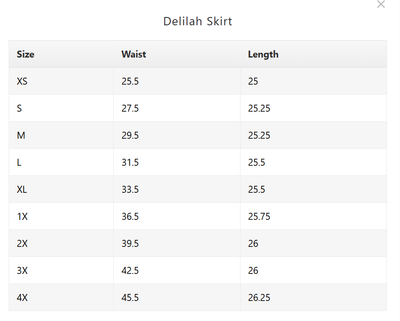 Delilah Circle Skirt (2 Colorways)