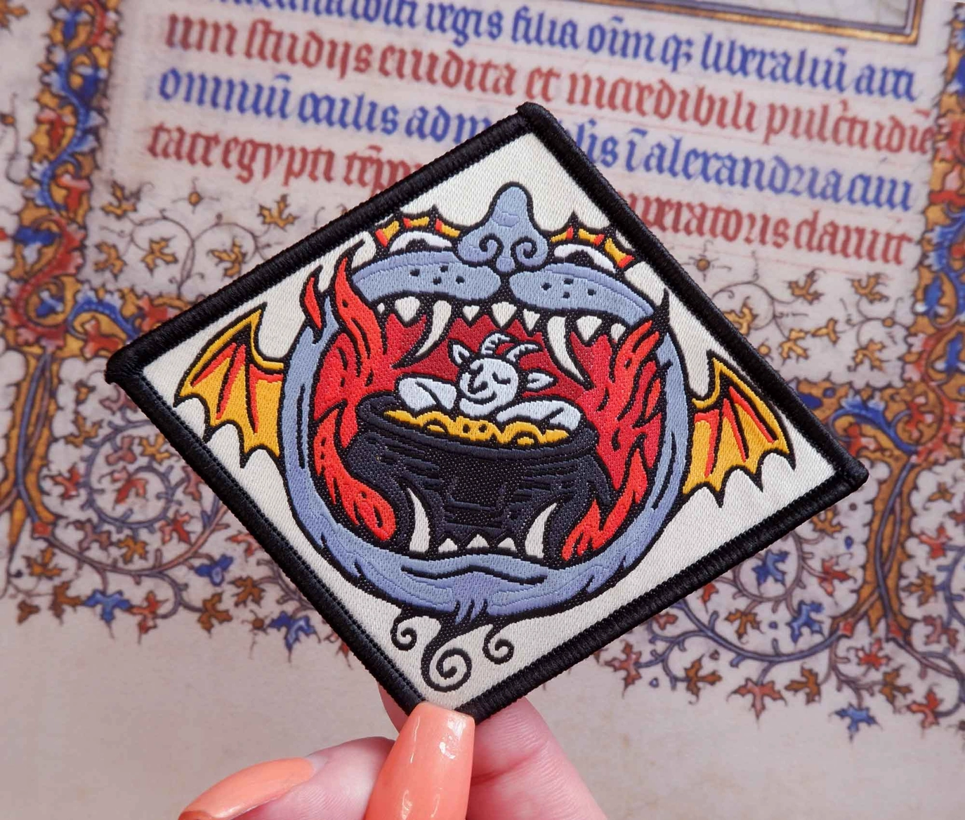 Hellmouth Hot Tub Woven Patch