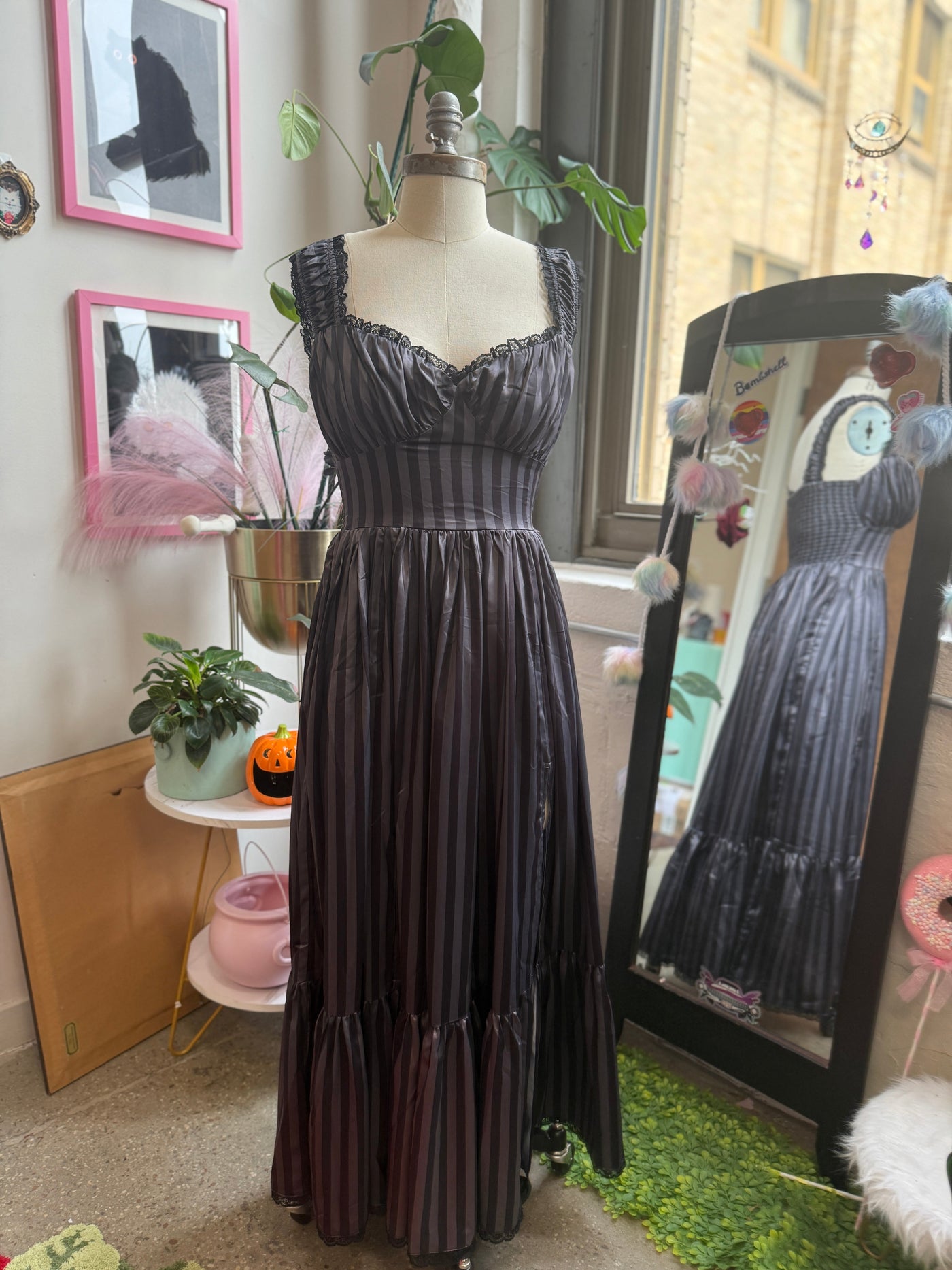 Cosette Maxi Dress in Shadow Stripe PREORDER