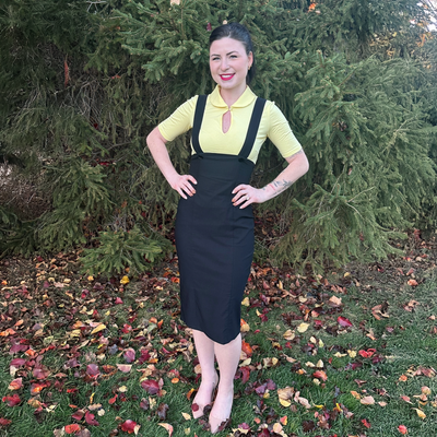 Retro Pencil Jumper (2 Colorways)