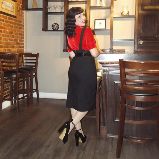 Retro Pencil Jumper (2 Colorways)