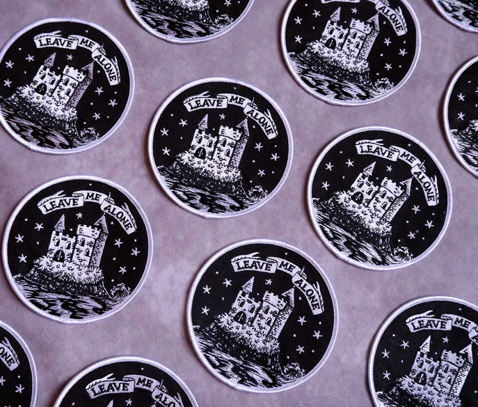 Leave Me Alone Embroidered Patch