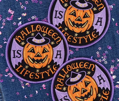 Halloween Is A Lifestyle Embroidered Patch