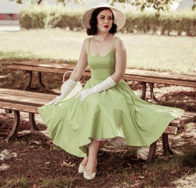 Peggy Retro-Inspired Full Circle Dress (10 Colorways)