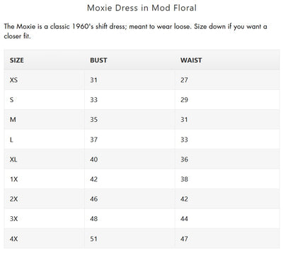 Moxie Shift Dress in Mod Floral