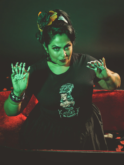 Mrs. Frankenstein Fitted Tee