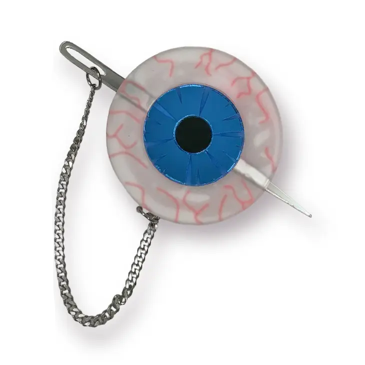 Stick a Needle in My Eye Brooch (2 Colorways)