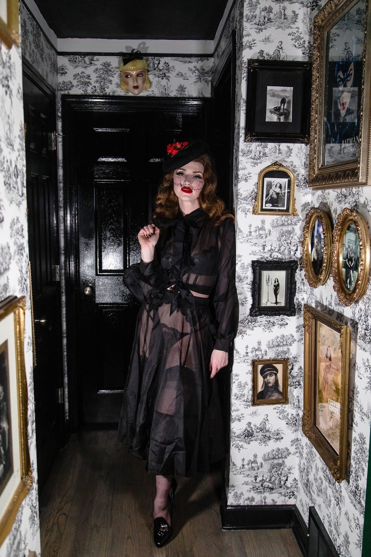 Gibson Girl Sheer Blouse