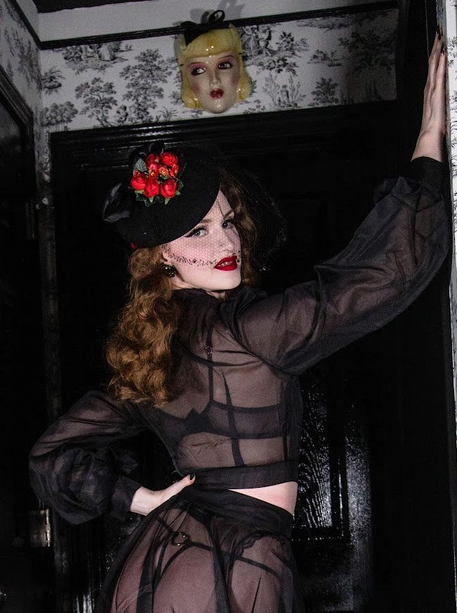 Gibson Girl Sheer Blouse