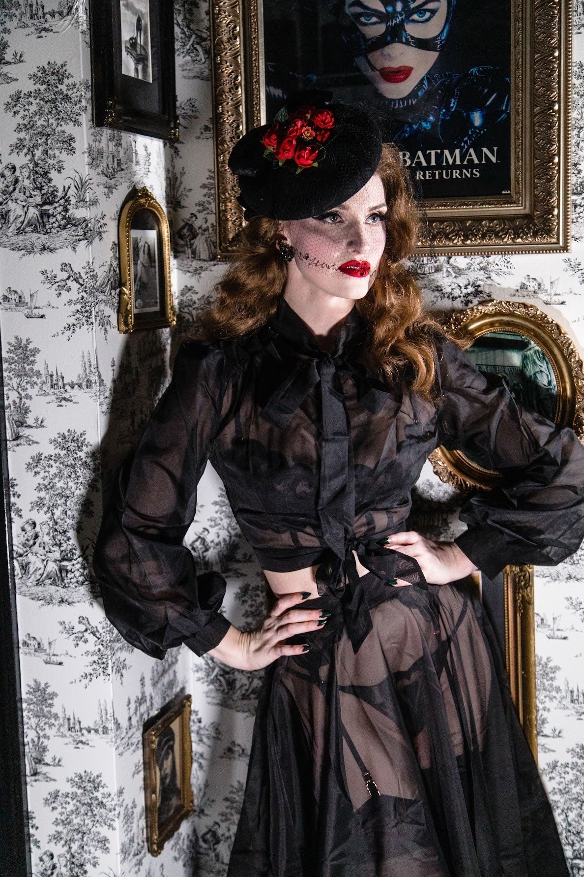 Gibson Girl Sheer Blouse