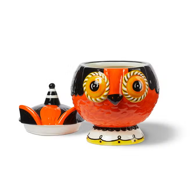 Johanna Parker Carnival Cottage Owl Jar