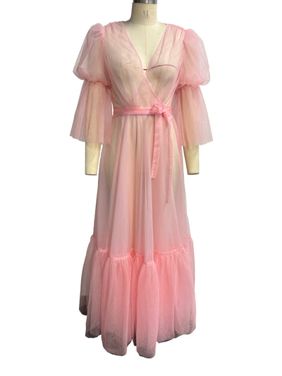 Timeless Temptress Tulle Robe Dress (3 Colorways) PREORDER