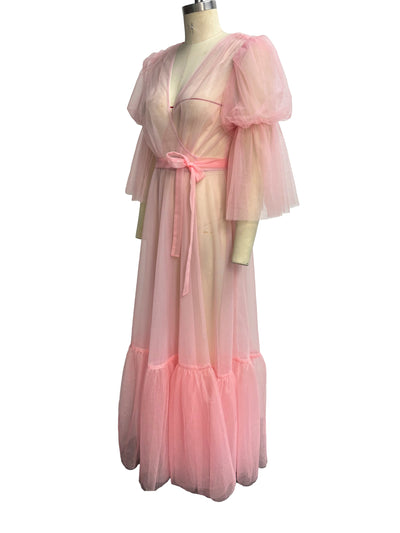 Timeless Temptress Tulle Robe Dress (3 Colorways) PREORDER