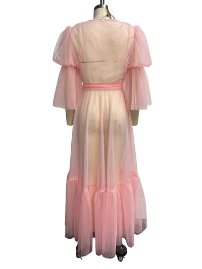 Timeless Temptress Tulle Robe Dress (3 Colorways) PREORDER