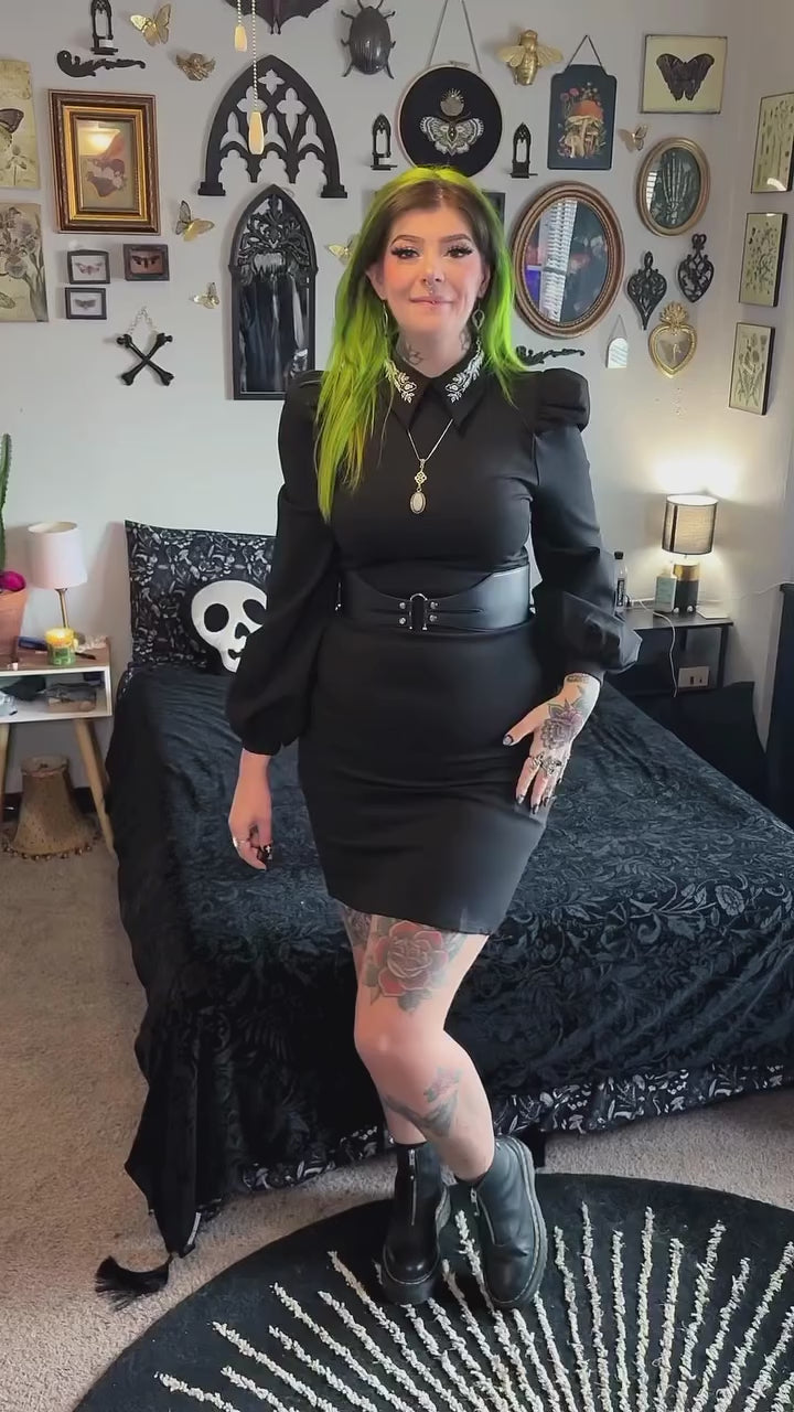 daisy jones black crochet dress Jones' Locker Size:US 22/UK 24/EU 52 Neeno Women's Dresses Rhinestone flow-publish Costume ideas a striking black mesh