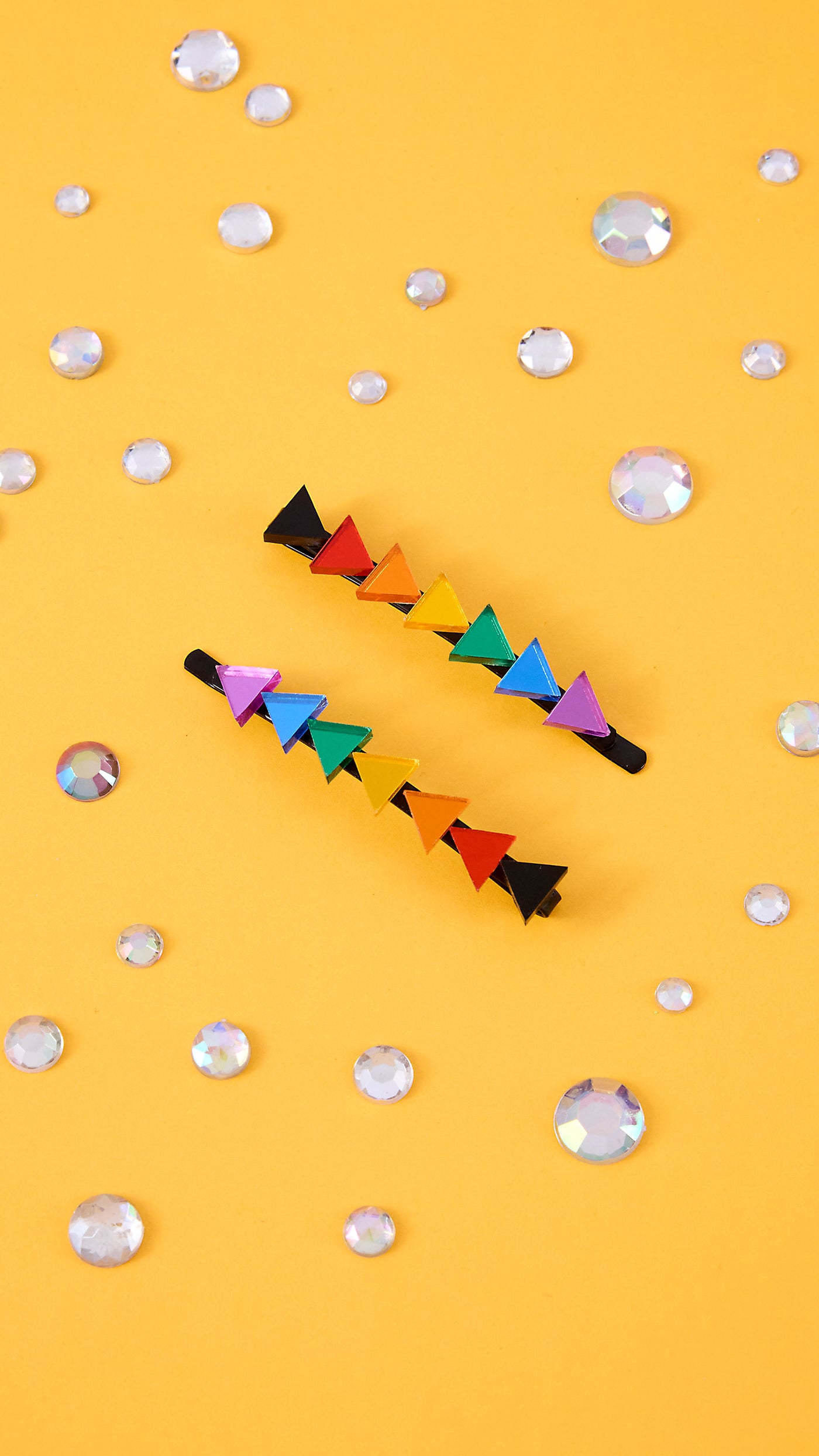 Get Down Rainbow Hair Pins