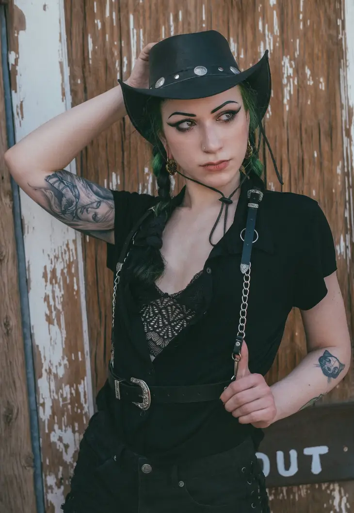 The ‘Sharpshooter’ Western Goth Chain Harness