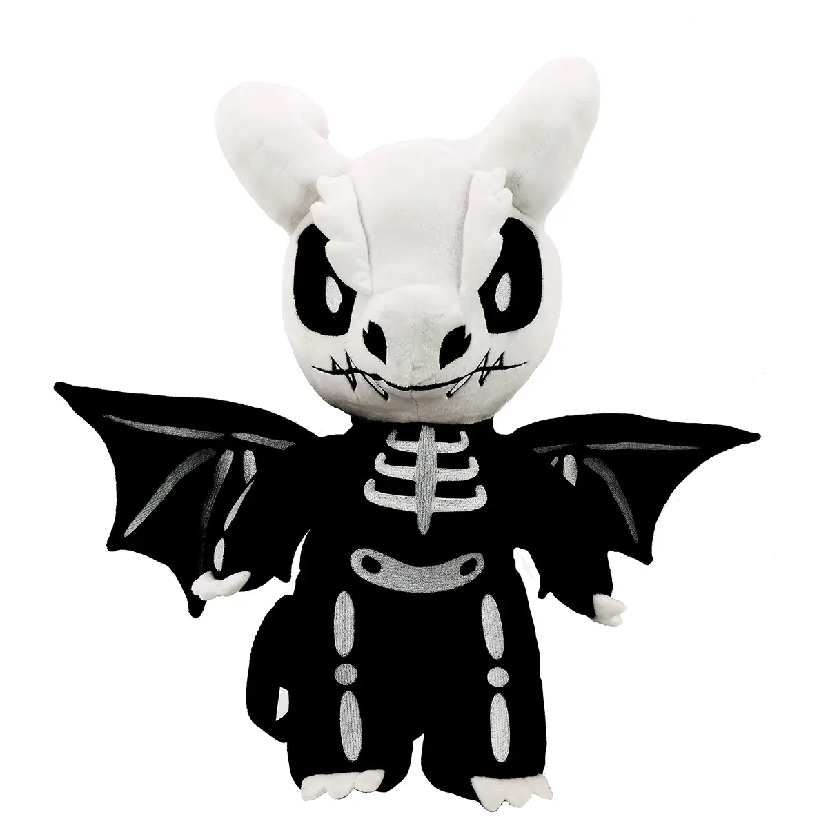 Plush Skeleton Dragon Backpack