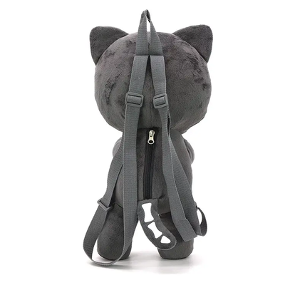 Skeleton Kitten Plush Backpack