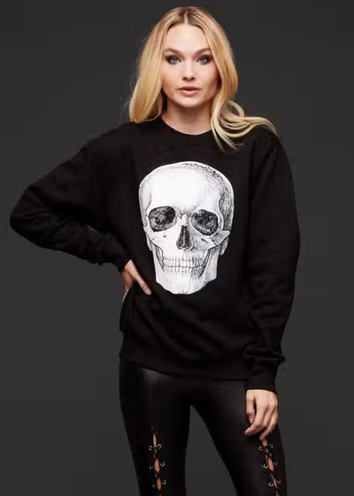Cozy Skull Sweatshirt