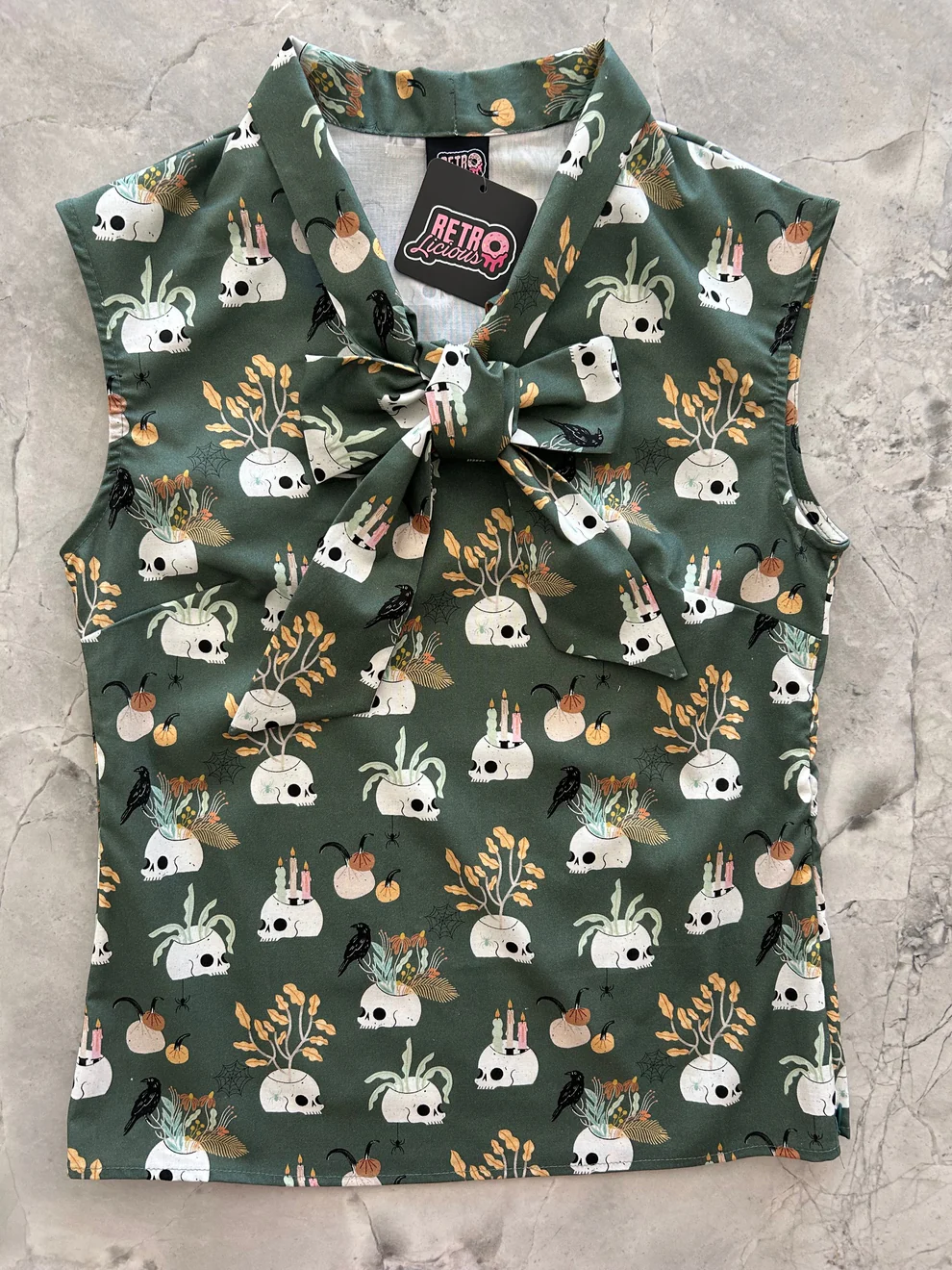 Skulls & Candles Bow Top