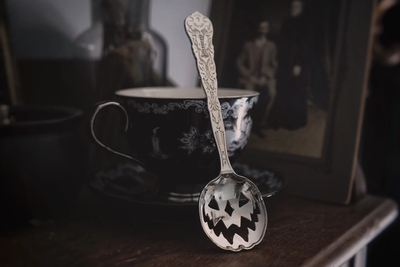 Set of 2 Haunted Hallows Tea Spoons (2 Colorways)