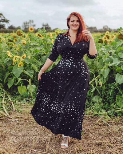 Star Clusters Raquel Maxi Dress