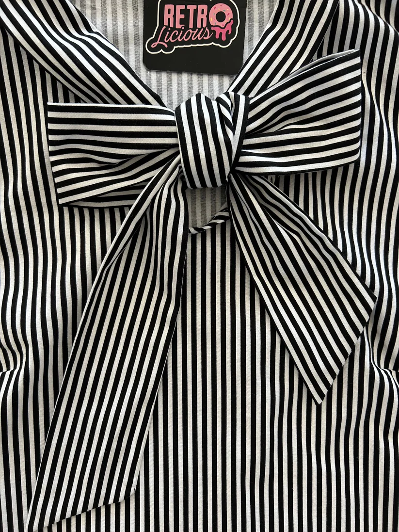 Beetle Striped Bow Top