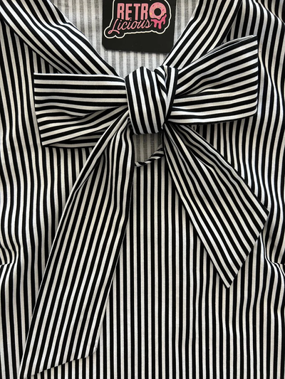 Beetle Striped Bow Top