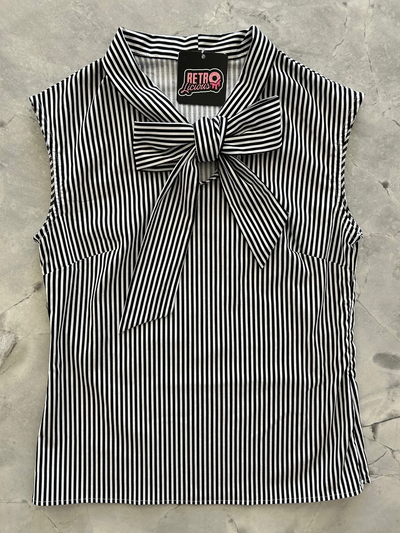 Beetle Striped Bow Top