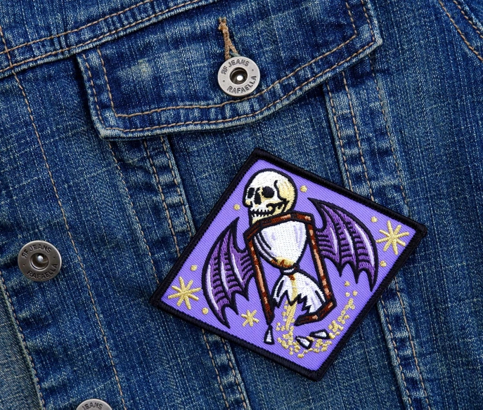 Time Isn't Real Embroidered Patch