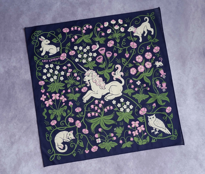 Unicorn Garden Bandana