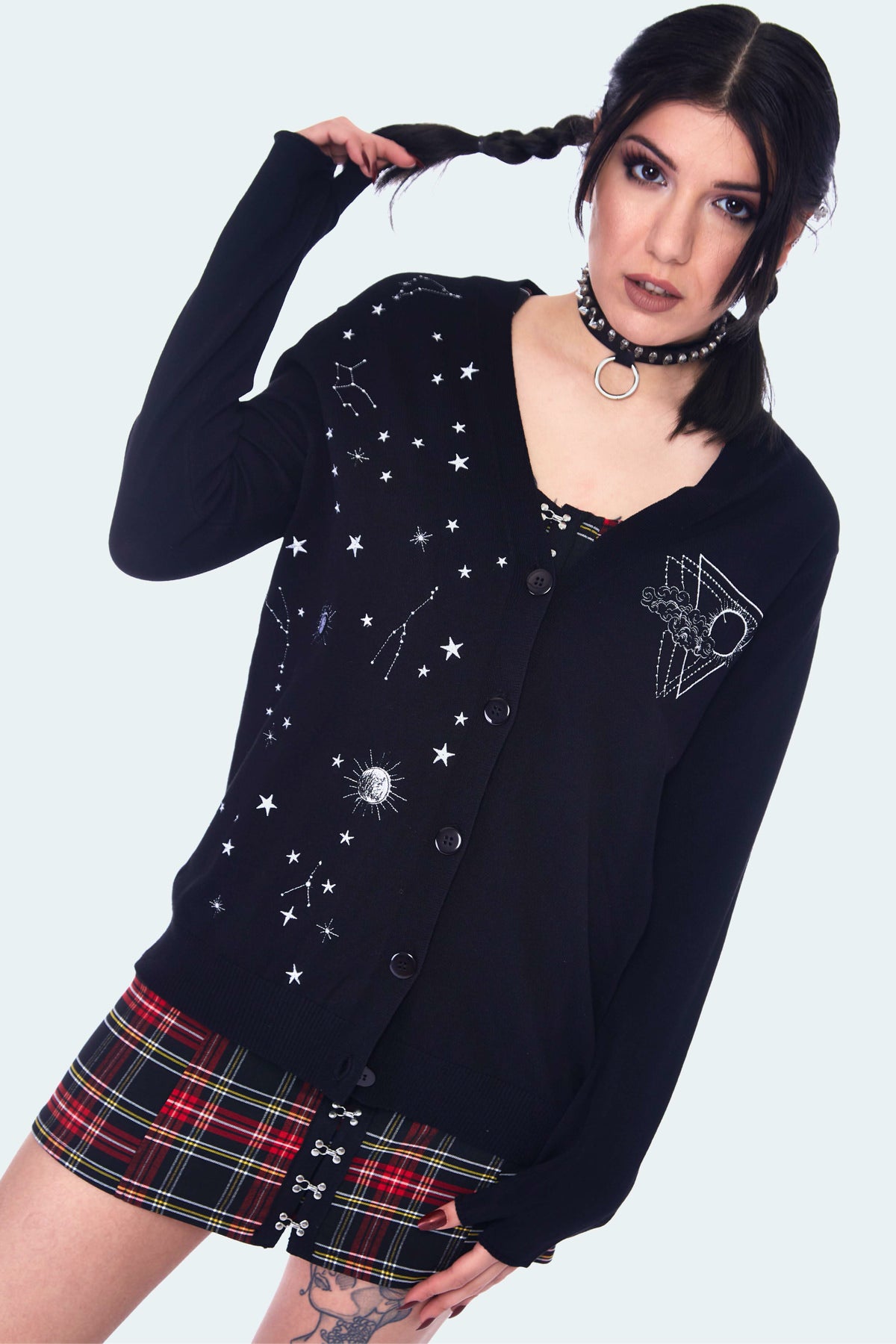 Starry Night Mittens Cardigan