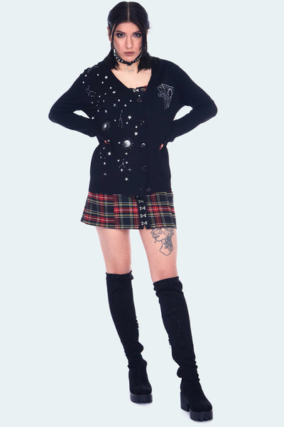 Starry Night Mittens Cardigan