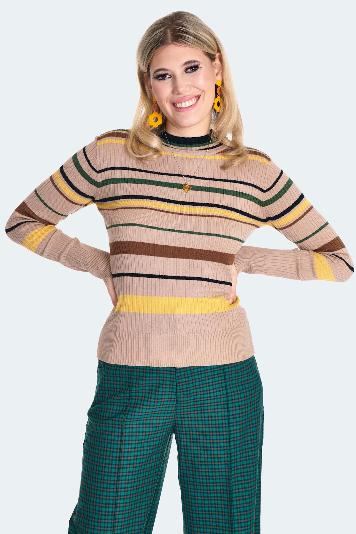 70's Stripes Ribbed Sweater (2 Colorways)