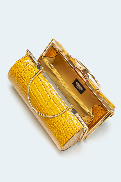 Mini Barrel Clutch Bag