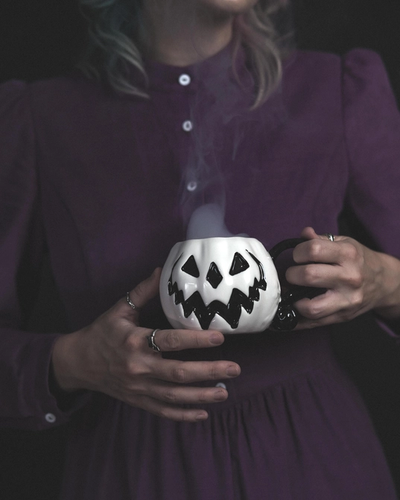 White Pumpkin Haunted Hallows Mug [Limited Edition]