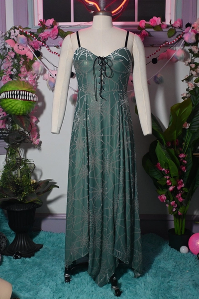 Willow Spiderweb Maxi Dress & Bolero (2 Colorways)